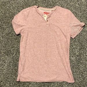 Bruno Milano Striped Henley Tee Shirt